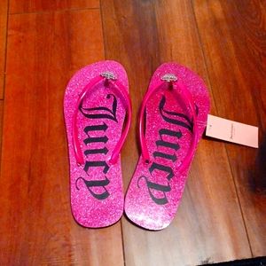 Juicy coutoure flip flops